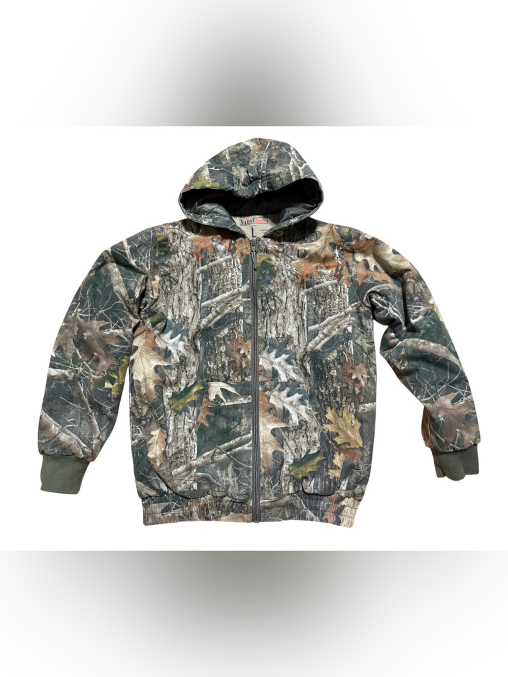 RedHead Silent-Hide Youth L Insulated Camo Hunting Jacket Hooded